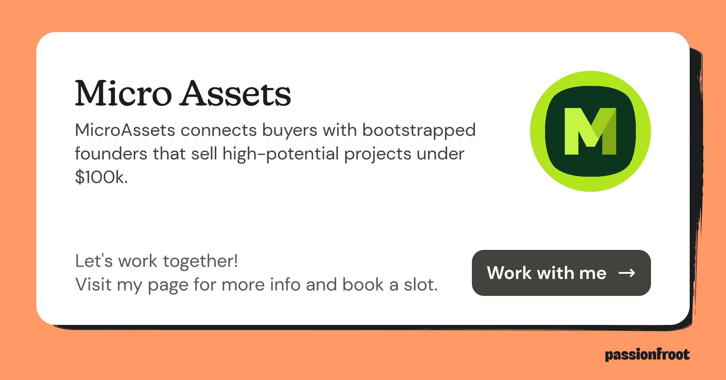 Micro Assets | Passionfroot