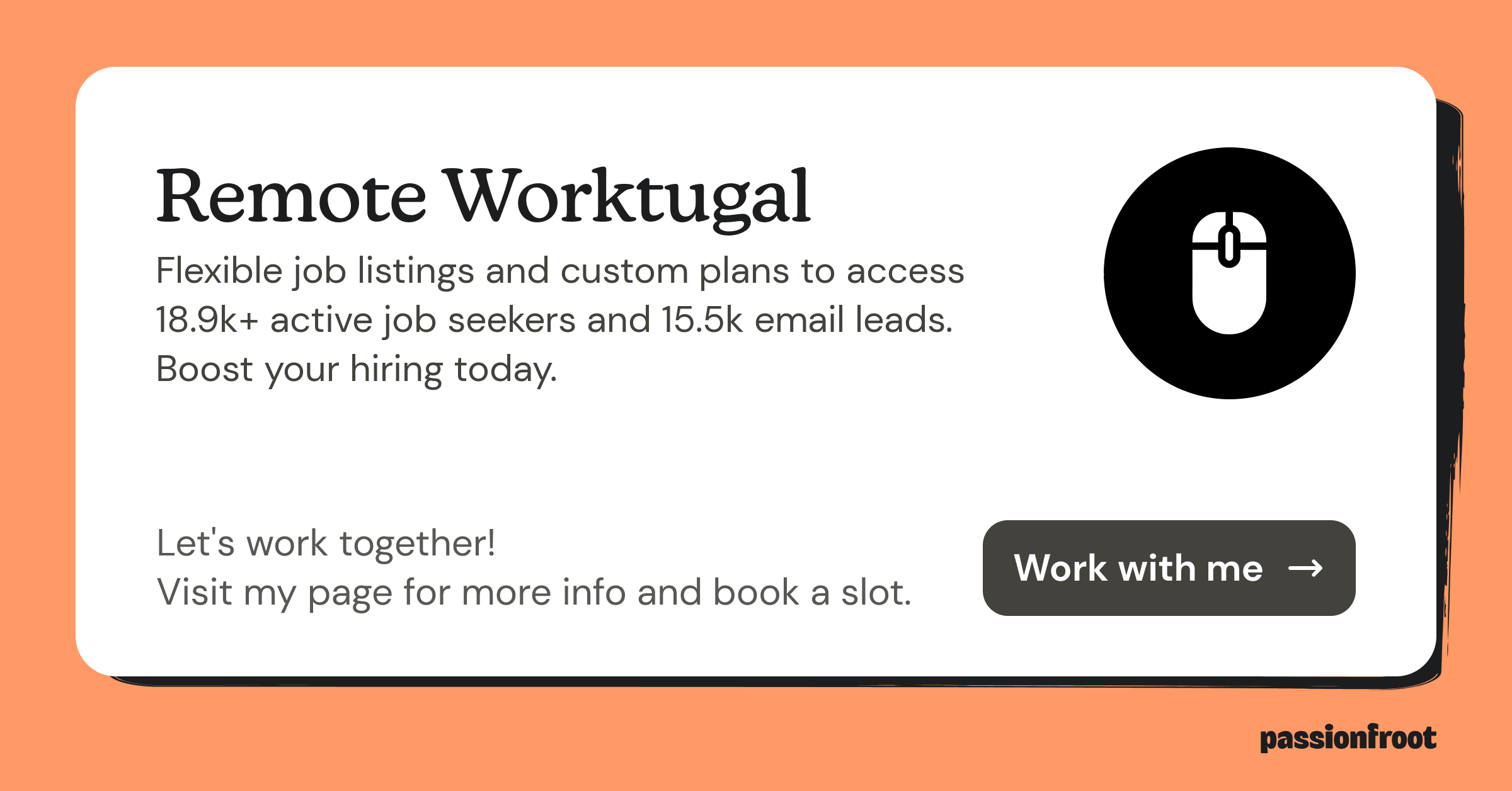 Remote Worktugal | Passionfroot